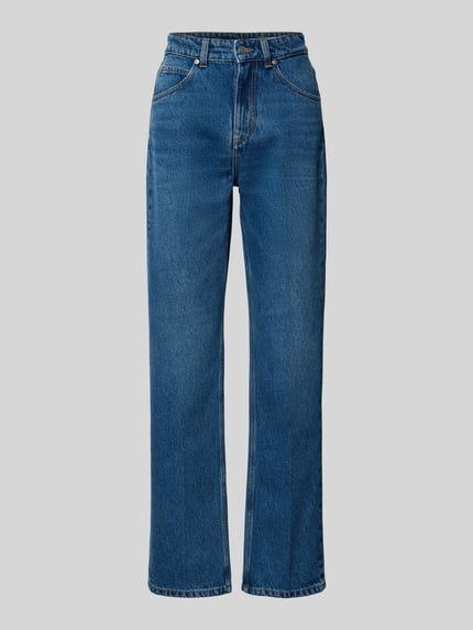 Bootcut fit jeans van katoenmix Shop The Look MANNEQUINE