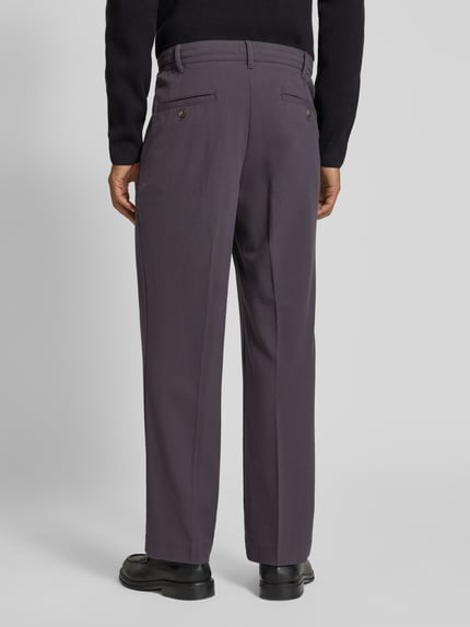 MCNEAL Wide Fit Stoffhose mit Bügelfalten Mittelgrau 5
