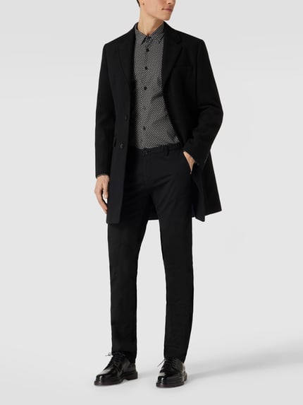 BOSS Slim Fit Chino mit Stretch-Anteil Modell 'Rice' Black 1