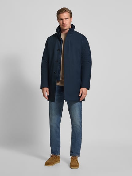 Matinique Regular Fit Funktionsmantel mit Eingrifftaschen Modell 'Harvey' Marine 1