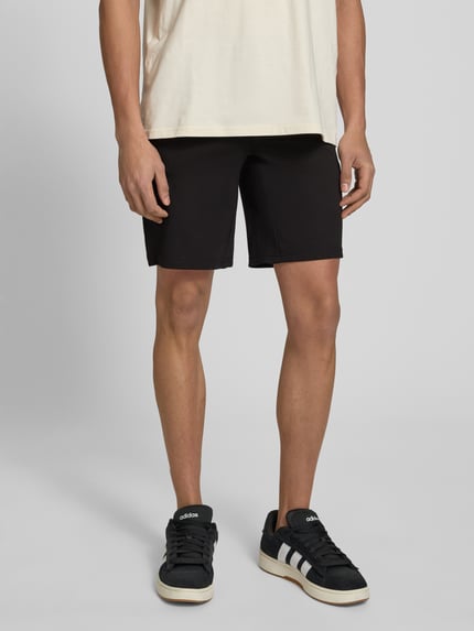 ONLY & SONS Bermudy o kroju regular fit z mieszanki wiskozy model 'MARK' Czarny 4