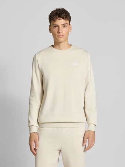 PUMA Performance Sweatshirt mit Label-Stitching Offwhite 4