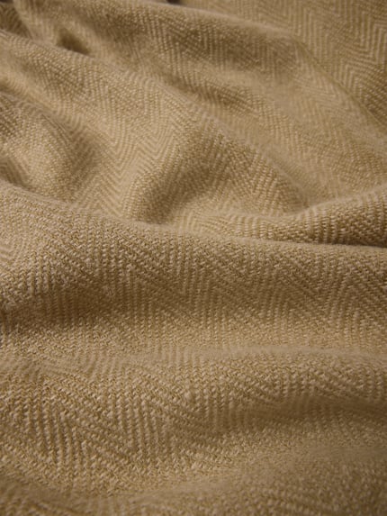 Barts Schal mit Ausfransungen Beige 2