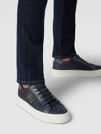 Antony Morato Sneakersy z detalem z logo model ‘New Metal’ Granatowy 1