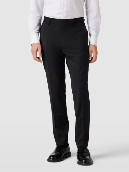 Tiger of Sweden Regular Fit Anzughose mit Woll-Anteil Modell 'Tenutas' Black 4