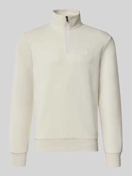 Regular Fit Troyer aus Baumwoll-Mix Shop The Look MANNEQUINE
