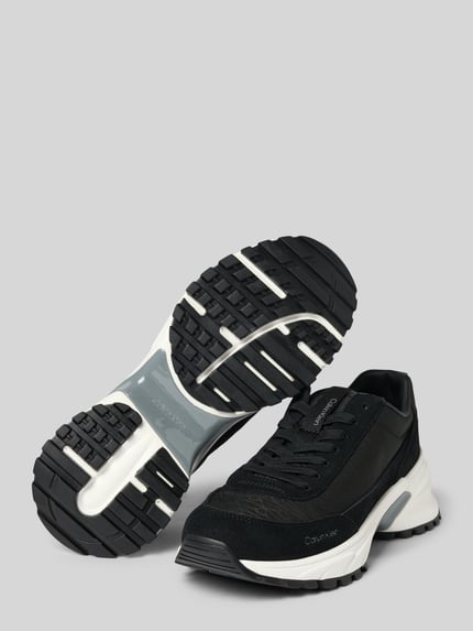 Calvin Klein Jeans Sneakers met vetersluiting BLACK - 4