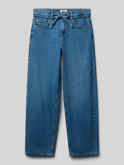ONLY Straight fit jeans van puur katoen, model 'GIANNA' Blauw - 1