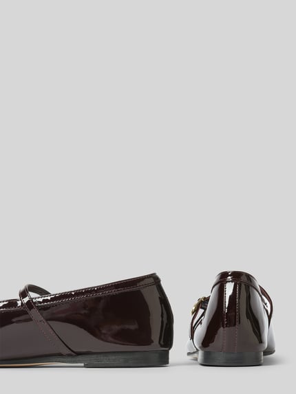 Tommy Hilfiger Ballerina's met doornsluiting Bordeaux - 2