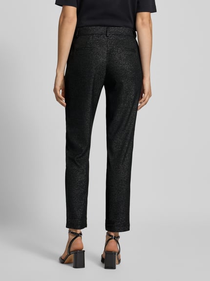 PIECES Regular Fit Stoffhose mit Viskose-Anteil Modell 'BOSSELLA' Black 5