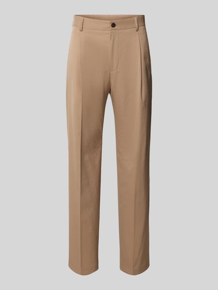 Loose Fit Anzughose mit Baumwoll-Anteil Modell 'JAROD2' Shop The Look MANNEQUINE