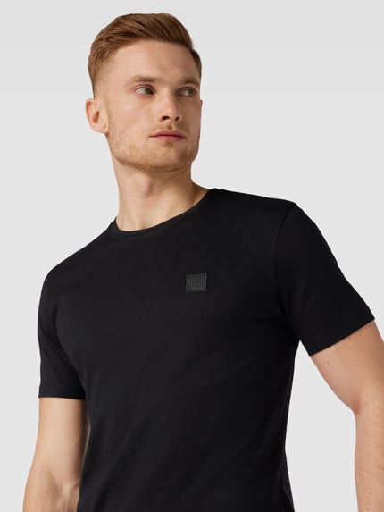 BOSS Orange T-shirt z nadrukiem z logo model ‘Tales’ Czarny 3