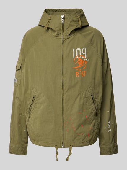 Polo Ralph Lauren Wiatrówka z kieszeniami zapinanymi na zamek błyskawiczny Khaki 2
