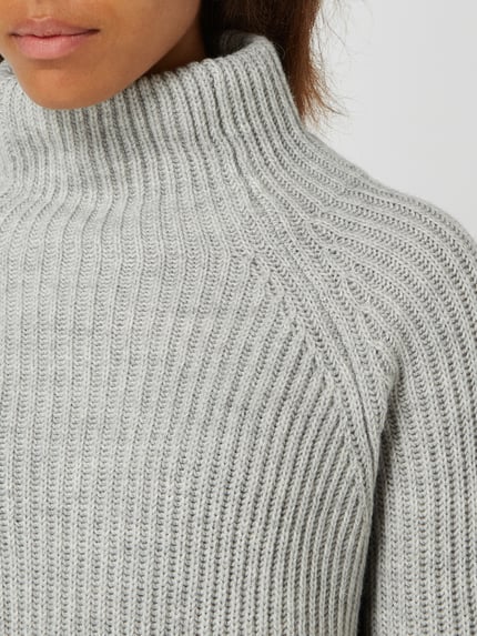DRYKORN Pullover mit Alpaka-Anteil Modell 'Arwen' Hellgrau Melange 3