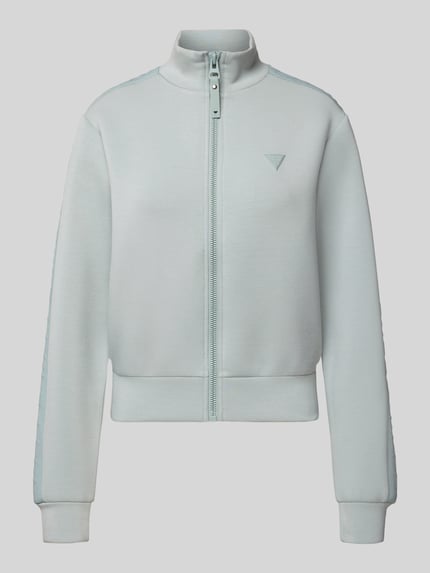 GUESS Activewear Sweatjack met labelapplicatie, model 'NEW ALLIE' Middengrijs - 2