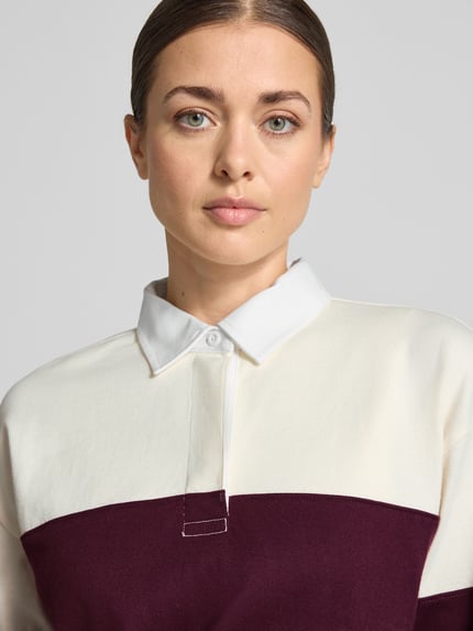 GANT regular fit sweatshirt van puur katoen Bordeaux - 3