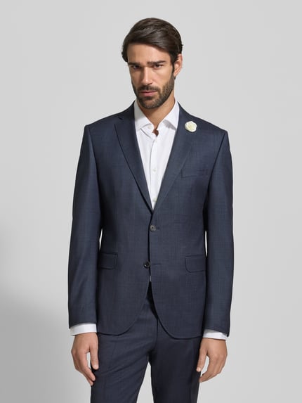 CG – CLUB of GENTS Slim Fit 2-Knopf-Sakko mit Zier-Detail Marine 4