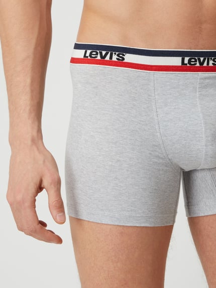 Levi's® Bokserki z domieszką stretchu w 3‑pakiecie Ciemnoniebieski 6