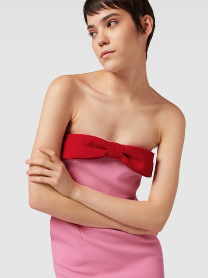 New Arrivals by Ilkyaz Ozel off-shoulderjurk met steekzakken Roze - 3