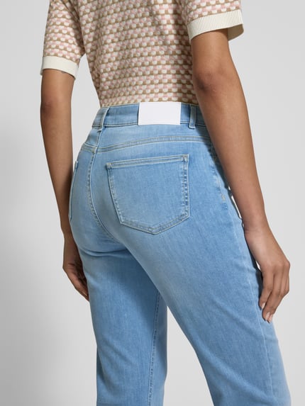 OPUS PANTS Straight fit jeans in 5-pocketmodel, model 'Melly' Lichtblauw - 3