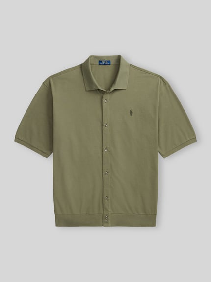 Polo Ralph Lauren Regular Fit Freizeithemd aus reiner Baumwolle Oliv 2
