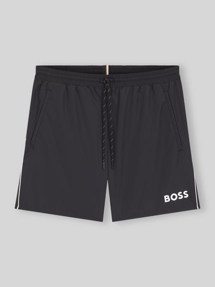 BOSS regular fit zwembroek met logoprint model 'STARFISH' Zwart - 1
