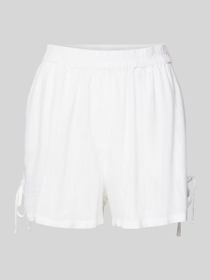 NOISY MAY® Loose fit korte broek met elastische band, model 'LEILANI' Wit - 2