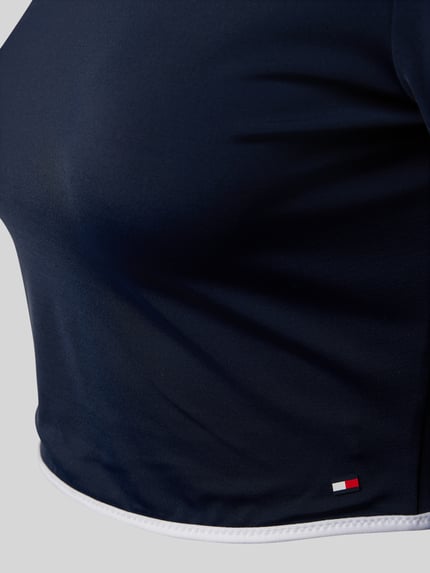 Tommy Hilfiger Top bikini z długim rękawem Granatowy 2