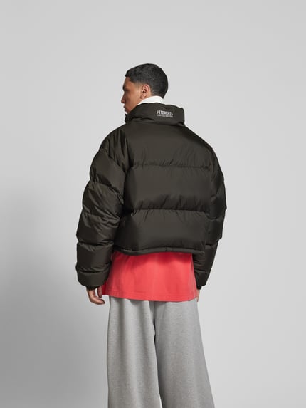 VETEMENTS Gewatteerd jack met tweewegritssluiting Zwart - 5