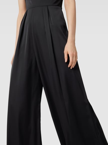 Mascara Jumpsuit met V-hals Zwart - 3