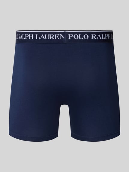 Polo Ralph Lauren Underwear Majtki i obcisłe bokserki z mieszanki bawełny w 5‑pakiecie Ciemnoniebieski 3