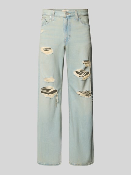 Levi's® Jeans im Used-Look Modell 'MIDDY' Hellblau 2