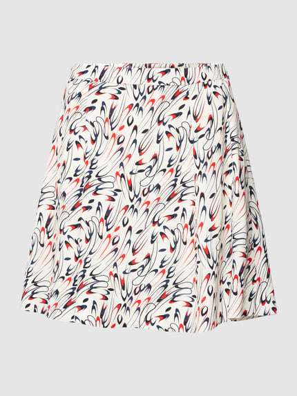 Tommy Hilfiger Minirok met all-over motief Ecru - 2