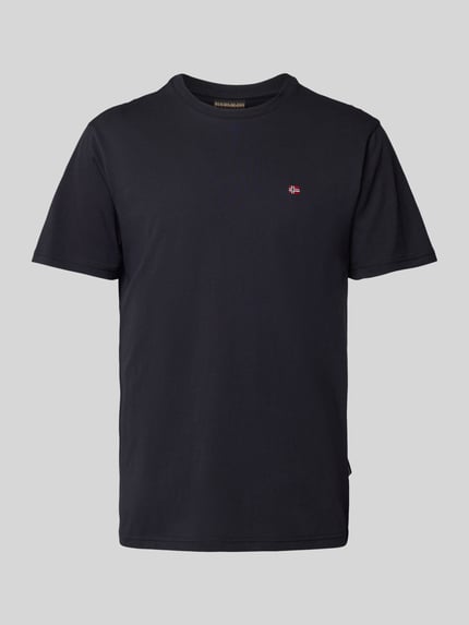 Napapijri T-Shirt mit Label-Stitching Black 2