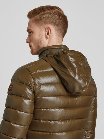 Save The Duck Steppjacke mit Zweiwege-Reißverschluss Modell 'Holden' Oliv 3