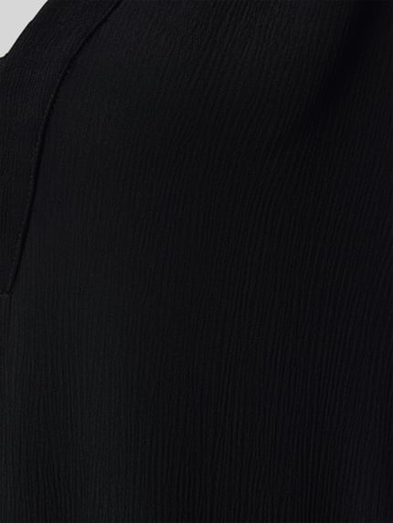 BOSS Kaftan van pure viscose model 'DOUBLE B_KAFTAN' Zwart - 2
