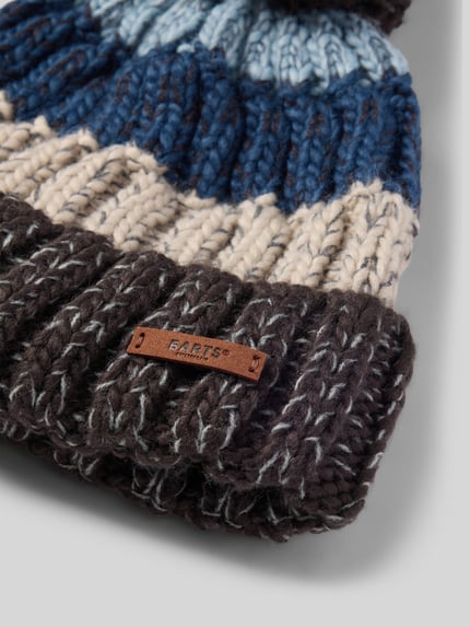 Barts Mütze mit Bommel Modell 'WILHELM BEANIE' Anthrazit 2