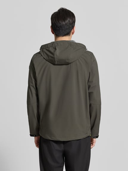 killtec Kurtka w kroju regular fit z aplikacją z logo Oliwkowy 5