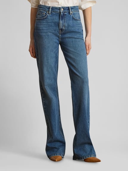 Lauren Ralph Lauren Straight Fit Jeans aus Baumwoll-Mix im 5-Pocket-Design Jeansblau 4