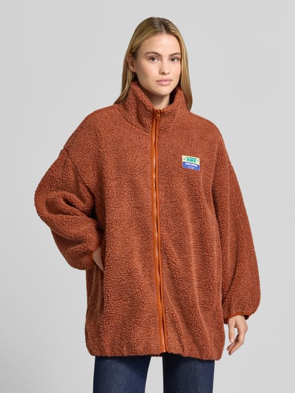 American Vintage Oversized Jacke mit Stehkragen Modell 'Hoktown' Dunkelorange 4