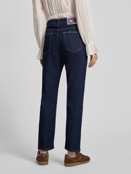 Goldgarn Straight fit jeans van puur katoen Donkerblauw - 5