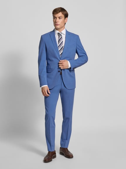 s.Oliver BLACK LABEL Slim fit colbert met viscose Blauw - 1