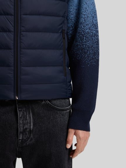 BOSS Orange Slim Fit Steppweste mit Label Patch Modell 'ODENO2' Black 6