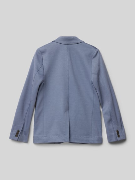 s.Oliver RED LABEL Regular fit colbert met viscose Rookblauw - 3