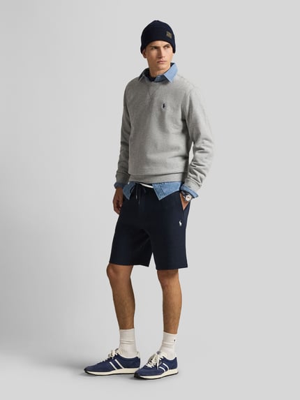 Polo Ralph Lauren Regular Fit Sweatshorts aus Baumwoll-Mix mit Logo-Stitching Marine 1