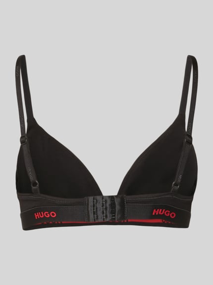 HUGO Beha van katoenmix, model 'HUGO ID TRIANGLE' Zwart - 3