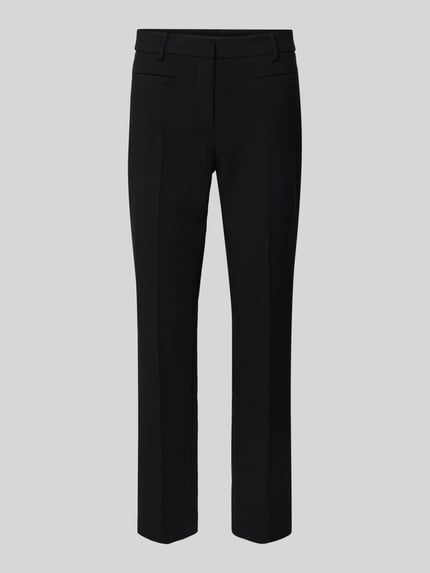 MAC Slim Fit Stoffhose mit Leistentaschen Modell 'Annalena' Black 2
