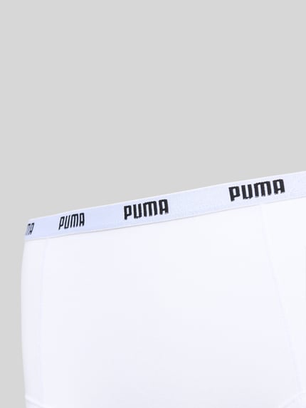 PUMA Slip met labeldetail in een set van 6 stuks Wit - 2