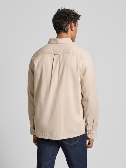 OLYMP Level 5 Casual fit overhemdjack met klepzakken op de borst Zand - 5