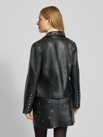 mbyM Jacke in Leder-Optik Modell 'Liami' Black 5